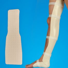 Knee & Ankle Precut Splint for Orthopedic External Fixation