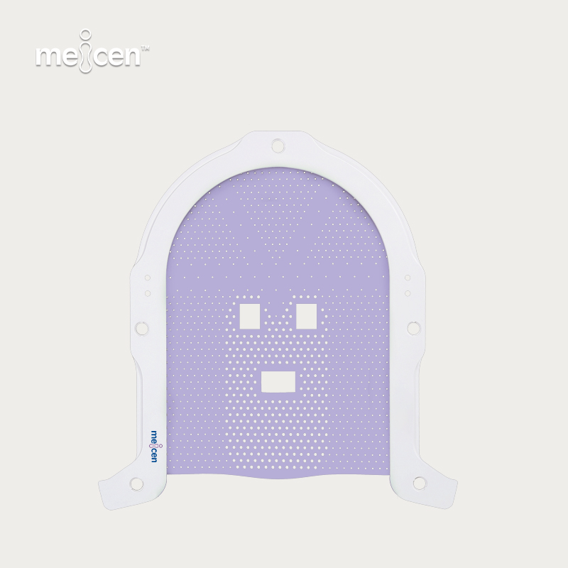 Meicen Violet  S-Shaped Openface Head Mask Pin-Lock